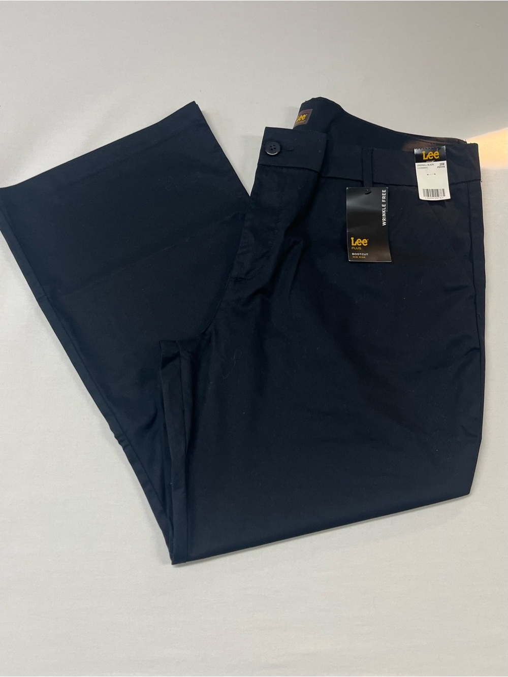 Lee Women's Wide-Leg Pants in Black size 20 W petite. 1108.